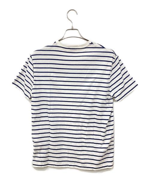 POLO RALPH LAUREN（ポロ・ラルフローレン）POLO RALPH LAUREN (ポロ・ラルフローレン) 半袖カットソー ネイビー×ホワイト サイズ:Mの古着・服飾アイテム