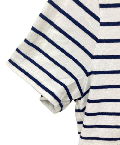 POLO RALPH LAUREN（ポロ・ラルフローレン）POLO RALPH LAUREN (ポロ・ラルフローレン) 半袖カットソー ネイビー×ホワイト サイズ:Mの古着・服飾アイテム