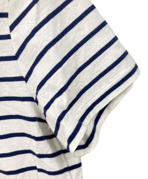 POLO RALPH LAUREN（ポロ・ラルフローレン）POLO RALPH LAUREN (ポロ・ラルフローレン) 半袖カットソー ネイビー×ホワイト サイズ:Mの古着・服飾アイテム