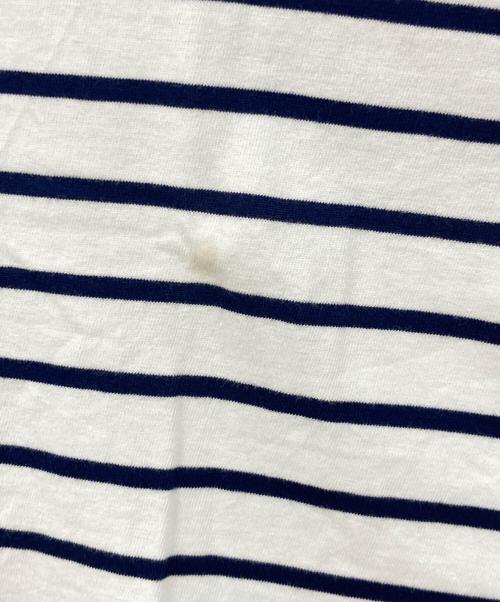 POLO RALPH LAUREN（ポロ・ラルフローレン）POLO RALPH LAUREN (ポロ・ラルフローレン) 半袖カットソー ネイビー×ホワイト サイズ:Mの古着・服飾アイテム
