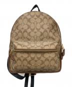 COACHコーチ）の古着「リュック」｜ベージュ×ブラウン