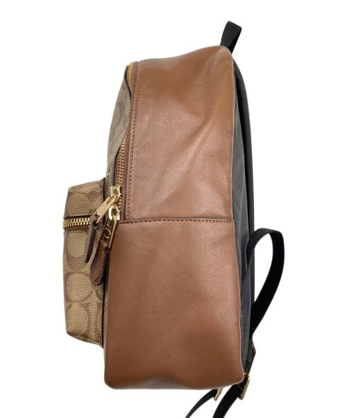 COACH（コーチ）COACH (コーチ) リュック ベージュ×ブラウンの古着・服飾アイテム