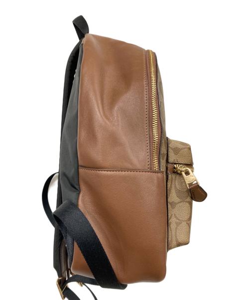 COACH（コーチ）COACH (コーチ) リュック ベージュ×ブラウンの古着・服飾アイテム