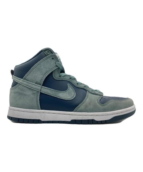 NIKE（ナイキ）NIKE (ナイキ) DUNK HI RETRO PRM グリーン×ネイビー サイズ:26の古着・服飾アイテム