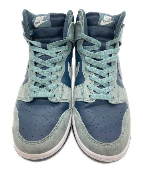 NIKE（ナイキ）NIKE (ナイキ) DUNK HI RETRO PRM グリーン×ネイビー サイズ:26の古着・服飾アイテム