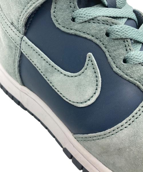 NIKE（ナイキ）NIKE (ナイキ) DUNK HI RETRO PRM グリーン×ネイビー サイズ:26の古着・服飾アイテム