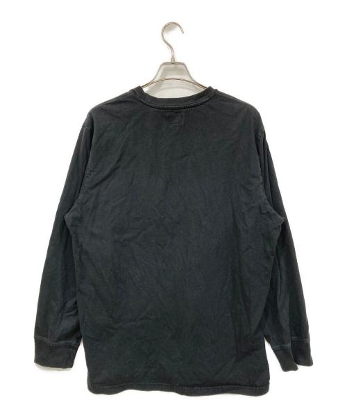 SUPREME（シュプリーム）SUPREME (シュプリーム) 長袖カットソー ブラック×ホワイト サイズ:XLサイズの古着・服飾アイテム