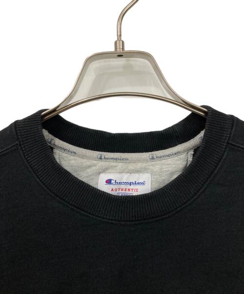 Champion（チャンピオン）Champion (チャンピオン) SUPREME (シュプリーム) スウェット ブラック サイズ:Lサイズの古着・服飾アイテム