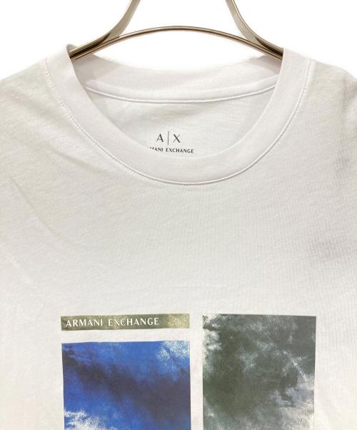 ARMANI EXCHANGE（アルマーニ エクスチェンジ）ARMANI EXCHANGE (アルマーニ エクスチェンジ) 半袖カットソー ホワイト サイズ:L 未使用品の古着・服飾アイテム