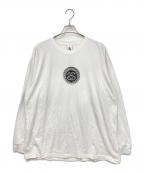 NIKE×stussyナイキ×ステューシー）の古着「長袖カットソー」｜ブラック×ホワイト