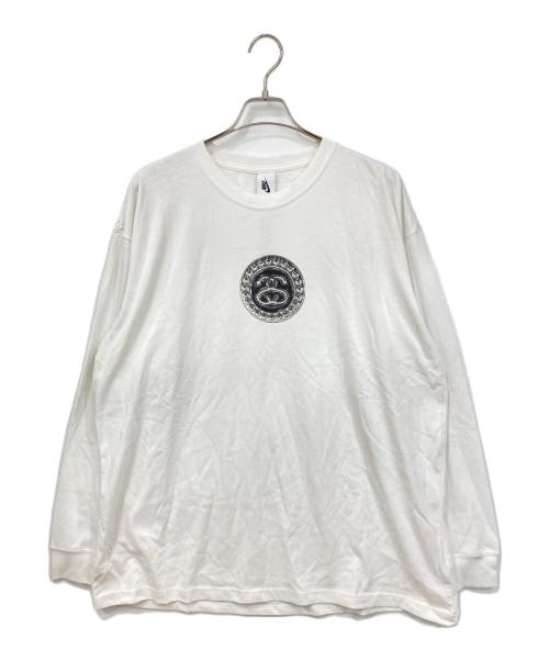 NIKE（ナイキ）NIKE (ナイキ) stussy (ステューシー) 長袖カットソー ブラック×ホワイト サイズ:XLサイズ 未使用品の古着・服飾アイテム