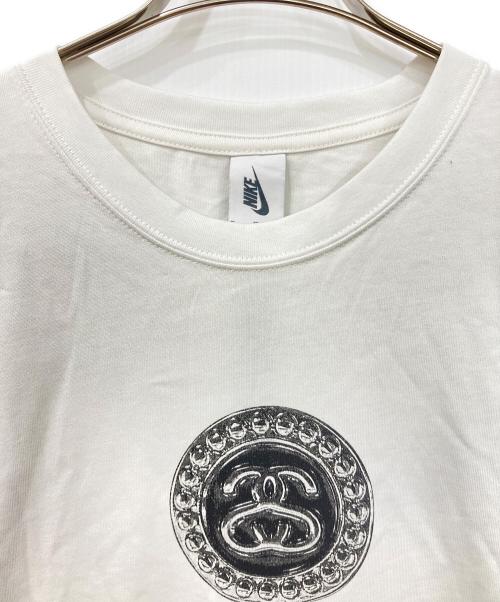 NIKE（ナイキ）NIKE (ナイキ) stussy (ステューシー) 長袖カットソー ブラック×ホワイト サイズ:XLサイズ 未使用品の古着・服飾アイテム