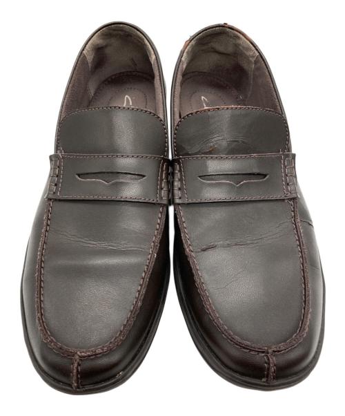 CLARKS（クラークス）CLARKS (クラークス) コインローファー ダークブラウン サイズ:10.5Mの古着・服飾アイテム