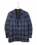 UNIVERSAL LANGUAGEユニバーサルランゲージ）の古着「テーラードジャケット」｜ネイビー×グレー