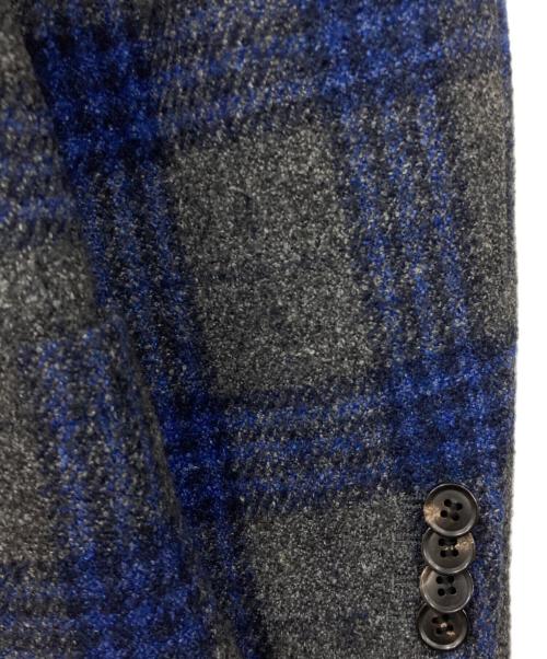 UNIVERSAL LANGUAGE（ユニバーサルランゲージ）UNIVERSAL LANGUAGE (ユニバーサルランゲージ) テーラードジャケット ネイビー×グレー サイズ:46の古着・服飾アイテム