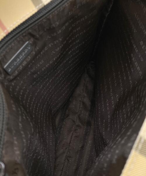 BURBERRY（バーバリー）BURBERRY (バーバリー) トートバッグ アイボリー×ブラウンの古着・服飾アイテム