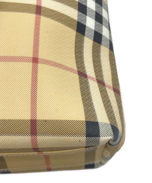 BURBERRY（バーバリー）BURBERRY (バーバリー) トートバッグ アイボリー×ブラウンの古着・服飾アイテム