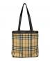 BURBERRY (バーバリー) トートバッグ アイボリー×ブラウン：12000円