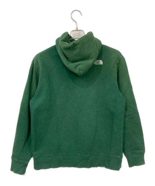 THE NORTH FACE（ザ ノース フェイス）THE NORTH FACE (ザ ノース フェイス) ジップパーカー グリーン×ホワイト サイズ:SIZE Sの古着・服飾アイテム