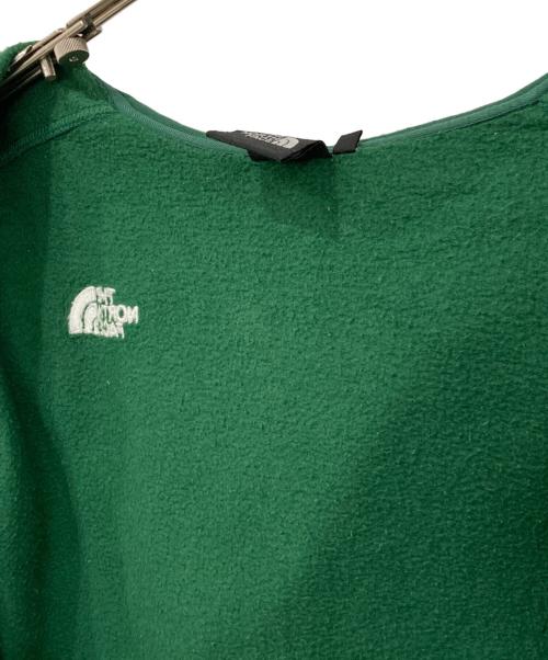 THE NORTH FACE（ザ ノース フェイス）THE NORTH FACE (ザ ノース フェイス) ジップパーカー グリーン×ホワイト サイズ:SIZE Sの古着・服飾アイテム