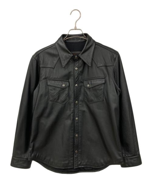 OUTLAW（アウトロー）OUTLAW (アウトロー) レザージャケット ブラック サイズ:SIZE 40の古着・服飾アイテム