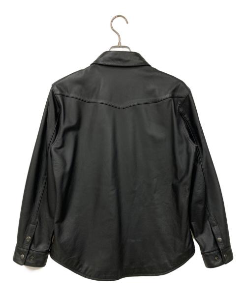 OUTLAW（アウトロー）OUTLAW (アウトロー) レザージャケット ブラック サイズ:SIZE 40の古着・服飾アイテム