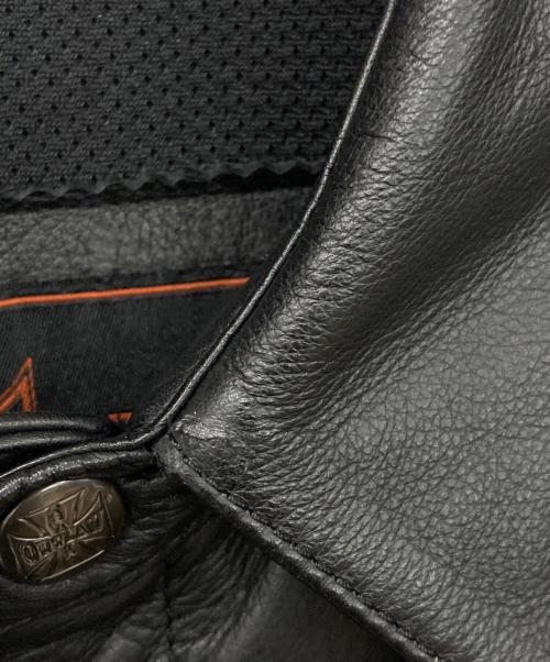 OUTLAW（アウトロー）OUTLAW (アウトロー) レザージャケット ブラック サイズ:SIZE 40の古着・服飾アイテム