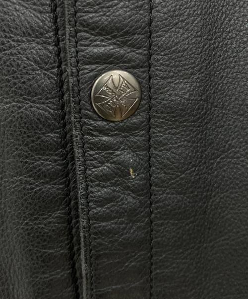 OUTLAW（アウトロー）OUTLAW (アウトロー) レザージャケット ブラック サイズ:SIZE 40の古着・服飾アイテム