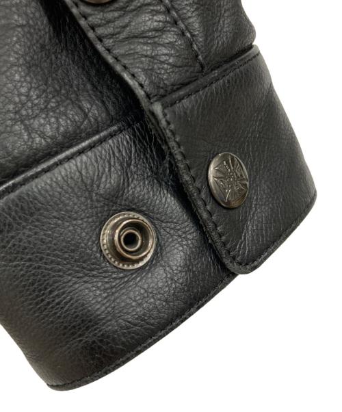 OUTLAW（アウトロー）OUTLAW (アウトロー) レザージャケット ブラック サイズ:SIZE 40の古着・服飾アイテム