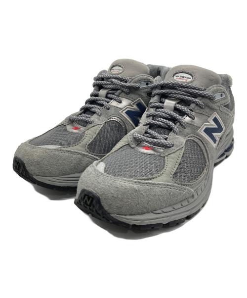 NEW BALANCE（ニューバランス）NEW BALANCE (ニューバランス) スニーカー グレー×ネイビー サイズ:25cmの古着・服飾アイテム