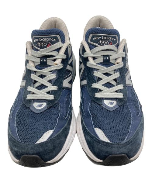 NEW BALANCE（ニューバランス）NEW BALANCE (ニューバランス) スニーカー ネイビー×グレー サイズ:25cmの古着・服飾アイテム