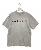 CarHarttカーハート）の古着「半袖カットソー」｜グレー×ブラック