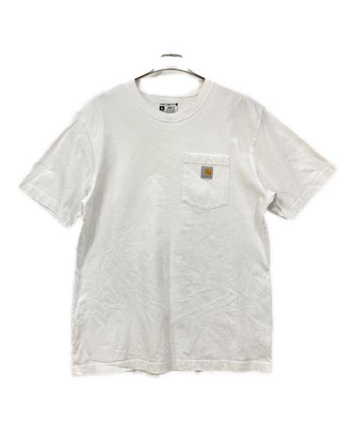 CarHartt（カーハート）CarHartt (カーハート) 半袖カットソー ホワイト サイズ:Mサイズの古着・服飾アイテム