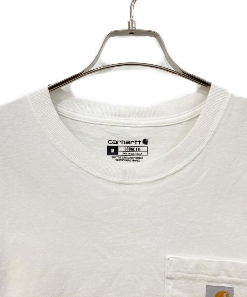 CarHartt（カーハート）CarHartt (カーハート) 半袖カットソー ホワイト サイズ:Mサイズの古着・服飾アイテム