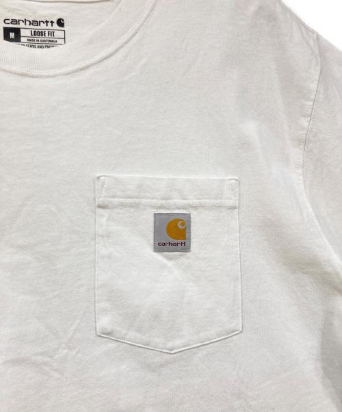 CarHartt（カーハート）CarHartt (カーハート) 半袖カットソー ホワイト サイズ:Mサイズの古着・服飾アイテム