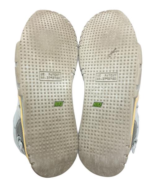 NIKE（ナイキ）NIKE (ナイキ) Travis Scott (トラヴィス・スコット) ハイカットスニーカー ライトグリーン×イエロー サイズ:28cmの古着・服飾アイテム