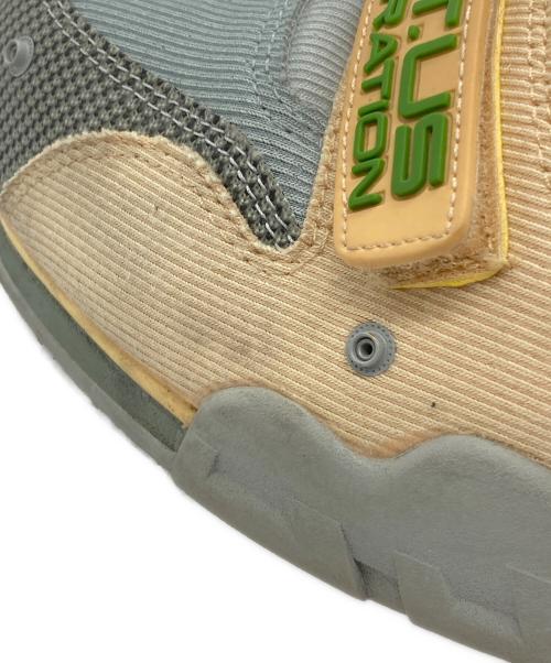 NIKE（ナイキ）NIKE (ナイキ) Travis Scott (トラヴィス・スコット) ハイカットスニーカー ライトグリーン×イエロー サイズ:28cmの古着・服飾アイテム