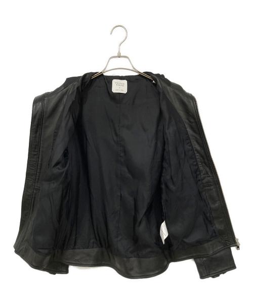 UNITED TOKYO（ユナイテッドトーキョー）UNITED TOKYO (ユナイテッドトーキョー) ラムレザージャケット ブラック サイズ:2の古着・服飾アイテム