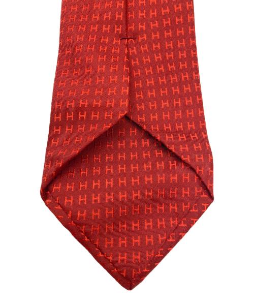 HERMES（エルメス）HERMES (エルメス) ネクタイ レッド サイズ:-の古着・服飾アイテム