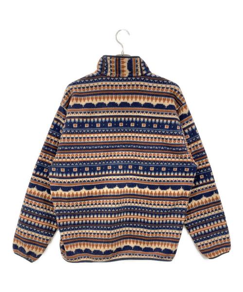 Patagonia（パタゴニア）Patagonia (パタゴニア) フリースジャケット ネイビー×ブラウン サイズ:Lサイズの古着・服飾アイテム