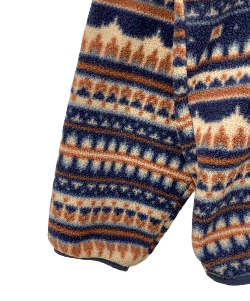 Patagonia（パタゴニア）Patagonia (パタゴニア) フリースジャケット ネイビー×ブラウン サイズ:Lサイズの古着・服飾アイテム