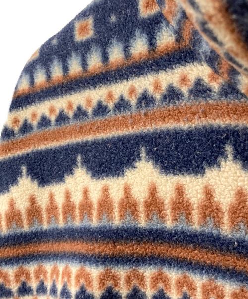 Patagonia（パタゴニア）Patagonia (パタゴニア) フリースジャケット ネイビー×ブラウン サイズ:Lサイズの古着・服飾アイテム