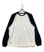 WTAPSダブルタップス）の古着「長袖カットソー」｜ブラック×ホワイト