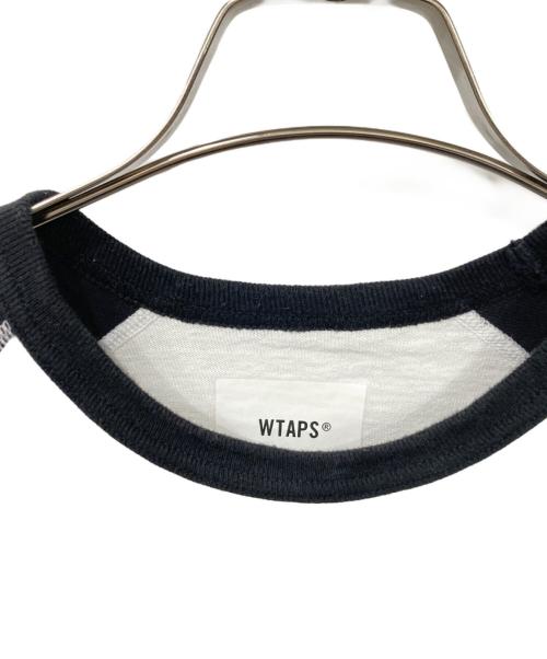 WTAPS（ダブルタップス）WTAPS (ダブルタップス) 長袖カットソー ブラック×ホワイト サイズ:SIZE X 04の古着・服飾アイテム