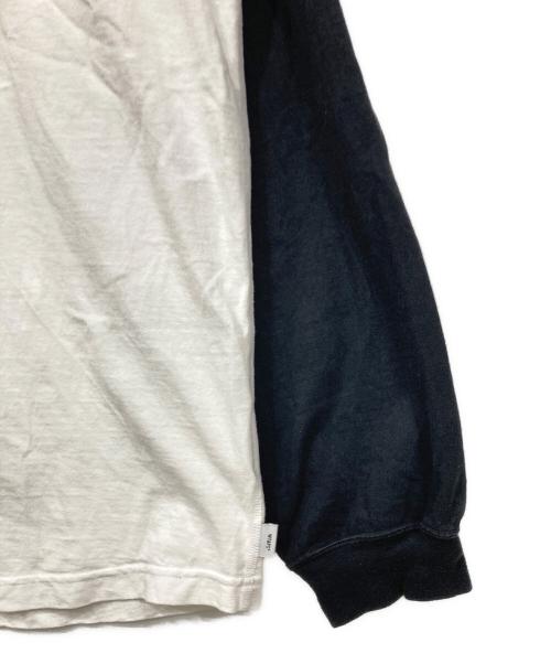 WTAPS（ダブルタップス）WTAPS (ダブルタップス) 長袖カットソー ブラック×ホワイト サイズ:SIZE X 04の古着・服飾アイテム