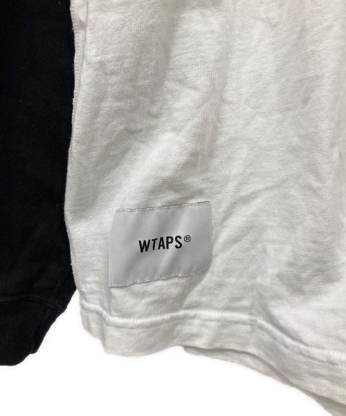 WTAPS（ダブルタップス）WTAPS (ダブルタップス) 長袖カットソー ブラック×ホワイト サイズ:SIZE X 04の古着・服飾アイテム