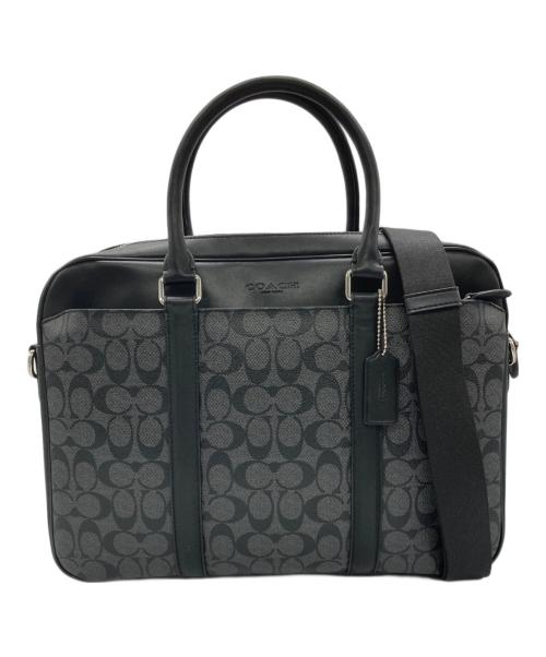 COACH（コーチ）COACH (コーチ) ブリーフケース ブラックの古着・服飾アイテム