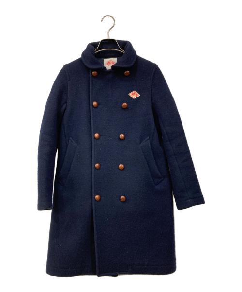 DANTON（ダントン）DANTON (ダントン) ラウンドカラーコート ネイビー サイズ:34の古着・服飾アイテム