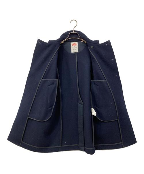 DANTON（ダントン）DANTON (ダントン) ラウンドカラーコート ネイビー サイズ:34の古着・服飾アイテム