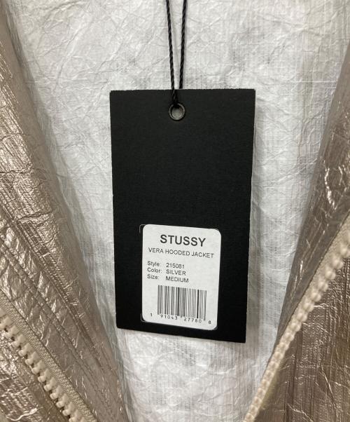 stussy（ステューシー）stussy (ステューシー) Vera Hooded Jacket ピンクシルバー サイズ:Mサイズ 未使用品の古着・服飾アイテム